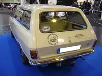 Heckansicht eines dreitürigen Opel Kadett B CarAvan aus dem Jahr 1967. Essen Motor Show am 06.12.2022.