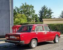 Rückansicht: Lada 2107 alias Lada Nova. Foto: Juni, 2021.