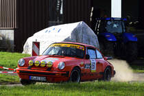 Porsche 911 Carrera 3.0, Edgar Salewsky & Nick Salewsky, am12.11.2022, Rallye Köln - Ahrweiler bei Rodder
