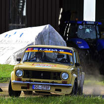  VAZ Lada 21011, Jürgen Schmidt & Ralf Deußing, bei der Rallye Köln - Ahrweiler am 12.11.2022, bei Rodder