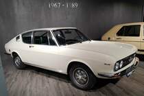 =Audi 100 Coupe S, Bauzeit 1970 - 1976, 1871 ccm, 112 PS, 183 km/h, gesehen im EFA Museum in Amerang, 06-2022