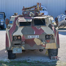 Dieses gepanzertes Radfahrzeug Enasa-Pegaso BLR-3545 war Anfang November 2022 im Museo del Aire in Cuatro Vientos ausgestellt.