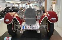 =Stuckwagen, Bj. 1929, 2998 ccm, 100 PS, 150 km/h, steht im Museum  fahr(T)raum - Ferdinand Porsche  in Mattsee/Österreich, Juni 2022