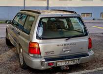 Diesen Subaru Forester (Rückansicht) habe ich in Mai, 2021 fotografiert.