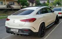 Diesen Mercedes-Benz GLE 53 AMG Coupé (Rückansicht) habe ich in Mai, 2021 fotografiert.