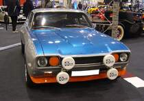 Ford Capri 1 Tourenwagen. Essen Motorshow am 06.12.2022.