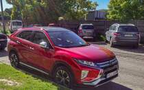 Mitsubishi Eclipse Cross in der Farbe  Red Diamond . Foto: juni 2021.