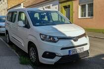 Toyota ProAce City Verso. Foto: juni 2021.