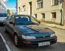 Toyota Corolla E100 Sedan. Foto: juni 2021.