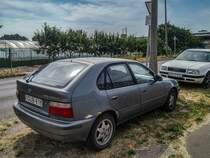 Rückansicht: Toyota Corolla E100. Foto: Juni, 2021.