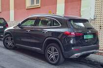 Rückansicht: Mercedes-Benz GLA 250e Plugin. Foto: Juli, 2021.