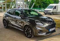 Rückansicht: Ford Puma SUV. Foto: Juni, 2021.