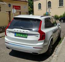 Rückansicht: Volvo XC90 Mk2 Plugin. Foto: Juni, 2021.