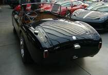 Heckansicht eines AC Ace-Bristol aus dem Jahr 1957. Classic Remise Düsseldorf am 30.12.2022.