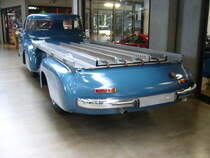 Heckansicht des  Blauen Wunders . Classic Remise Düsseldorf am 30.12.2022.