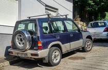 Rückansicht: Suzuki Vitara aus 2002. Foto: juni, 2021.