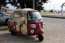 Piaggio Ape als Autorikscha (Olhão/Portugal, 05.02.2020)