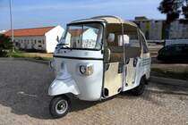 Piaggio Ape als Autorikscha (Olhão/Portugal, 06.02.2020)