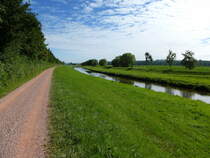 Radweg entlang der Dreisam, von Neuershausen Richtung Riegel, März 2014