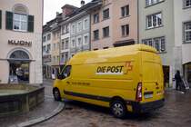 Renault Master III als Postfahrzeug am Tellenbrunnen (Schaffhausen/Schweiz, 16.09.2021)