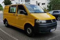 =VW T 5 von DEUTSCHE POST DHL auf Zustelltour, 06-2022