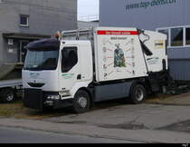 Renault Müllwagen in Kerzers am 14.01.2023