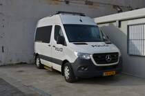 Mercedes Benz Sprinter der Luxemburgischen Polizei stand auf einem Parkplatz. 01.2023