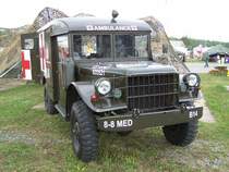 Dodge M 37 Sanittsfahrzeug der US Army.
Fotografiert am 4.8.2006.