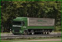 DAF XF95.430 der HEUPEL-Spedition aus Siegen-Weidenau ist in Richtung Heimat unterwegs. HEUPEL geh�rt zu den �ltesten und traditionsreichsten Speditionen des Siegerlandes.