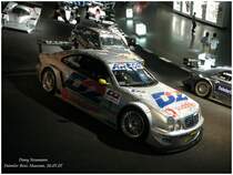 Hier ein sehr schner Mercedes-Benz C-Klasse im Daimler-Benz Museum Stuttgart. Dieser hier als DTM Ausfhrung. Aufgenommen am 26.07.07.