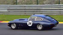 Nr.34 JAGUAR E Type - 1965, ccm3800 Fahrer: KYVALOVA Katarina (SK) & CLUCAS Ben (UK), Spa Six Hours Endurance am 1.10.20 