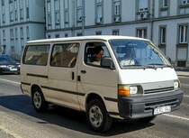 Toyota Hiace H100 aus den 90ern, gesehen in Juli, 2021.