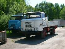 Diese beiden L60 Pritsche waren auf dem Gel�nde der Fa. Teichmann in Werdau zu sehen.