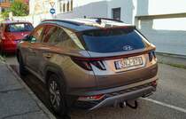 Rückansicht: Hyundai Tucson vierte Generation. Foto: 08.2021.
