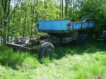 Die �berreste eines S4000 auf dem gel�nde des Containerdienstes in Werdau