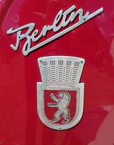 =Fahrzeuglogo des IWL SR 59 Berlin, gesehen beim Oldtimertreffen in Wisselsrod, 06-2022