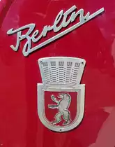 =Fahrzeuglogo des IWL SR 59 Berlin, gesehen beim Oldtimertreffen in Wisselsrod, 06-2022