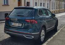 Rückansicht: VW Tiguan Mk2 Facelift. Foto: August, 2021.