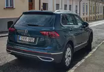 Rückansicht: VW Tiguan Mk2 Facelift. Foto: August, 2021.