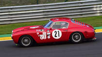 Nr.21 FERRARI 250 SWB Comp.  (1961), Fahrer: TRABER Christian (CH), JOY Clive (UK) und DEVIS Marc (BE).  Spa Six Hours Endurance am 1.10.20 ( Ex Lemans Classiker auf der Ardennen Achterbahn)