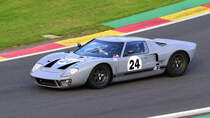 Nr.24 Ford GT40, Fahrer: HOPE Christian (DK) FORSBREY David (UK).  Spa Six Hours Endurance am 1.10.20 ( Ex Lemans Classiker auf der Ardennen Achterbahn)