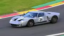 Nr.24 Ford GT40, Fahrer: HOPE Christian (DK) FORSBREY David (UK).  Spa Six Hours Endurance am 1.10.20 ( Ex Lemans Classiker auf der Ardennen Achterbahn)