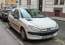 Diesen Peugeot 206 habe ich in August 2021 fotografiert.