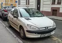 Diesen Peugeot 206 habe ich in August 2021 fotografiert.