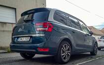 Rückansicht: Citroen C4 Spacetourer . Foto: August, 2021.