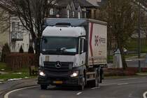 Mercedes Benz Actros  von B&B X-Press, aufgenommen 02.2023