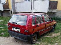 Rückansicht: Fiat Uno 1.7 D. Foto: August, 2021.