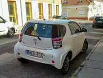 Rückansicht: Toyota iQ. Foto: August, 2021.