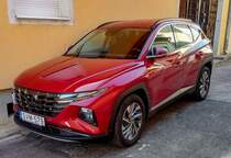 Hyundai Tucson Mk4 in Sunset Red Foto: August, 2021.