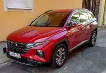 Hyundai Tucson Mk4 in Sunset Red Foto: August, 2021.